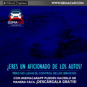 registra los servicios del auto con gemacar