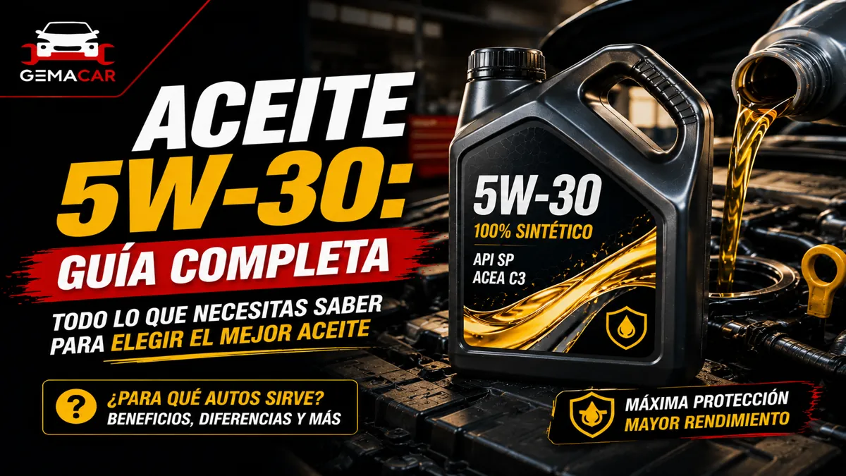 Mejor aceite 5W30: comparativa, cuál elegir y recomendaciones (2026)
