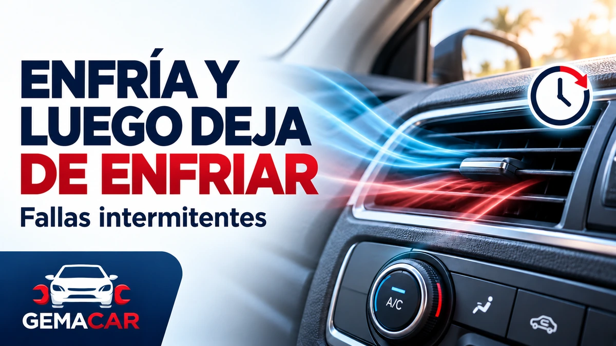 Aire acondicionado enfría y luego deja de enfriar