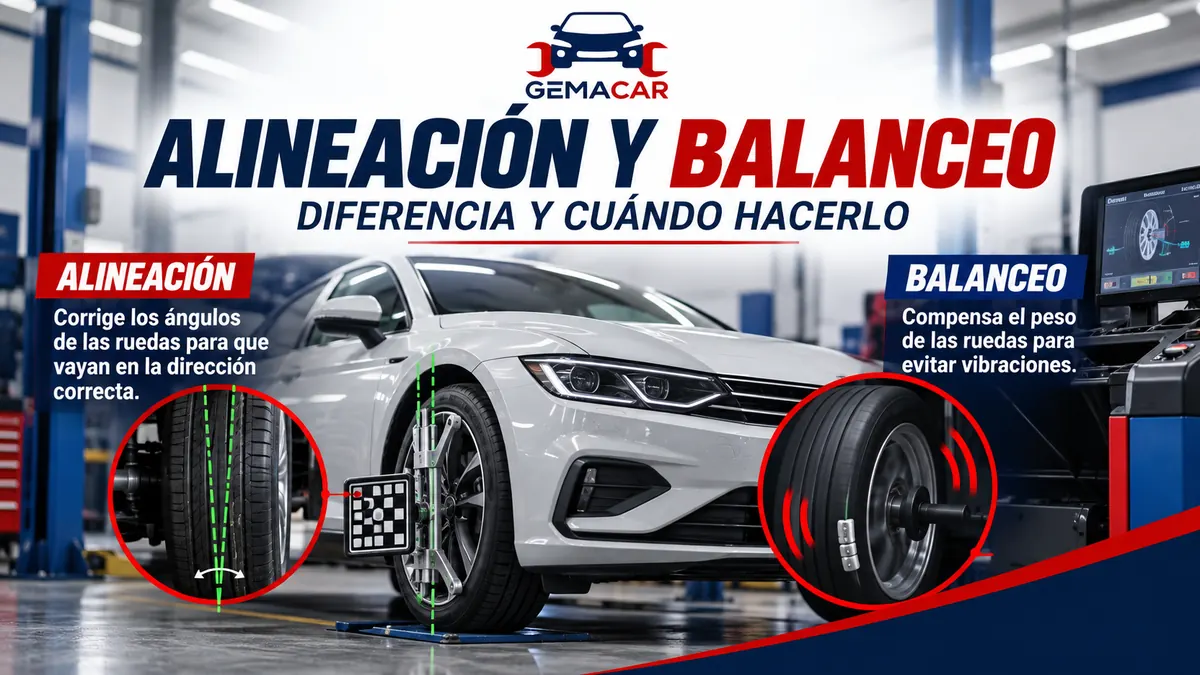 Alineación y balanceo: diferencias, síntomas y cuándo hacerlo