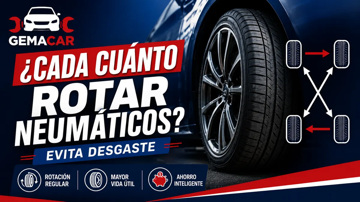Cada cuánto rotar los neumáticos del auto