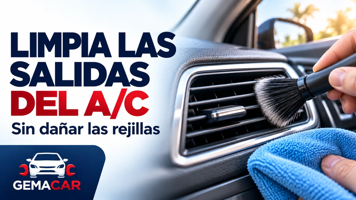 Cómo limpiar las salidas del aire acondicionado del auto