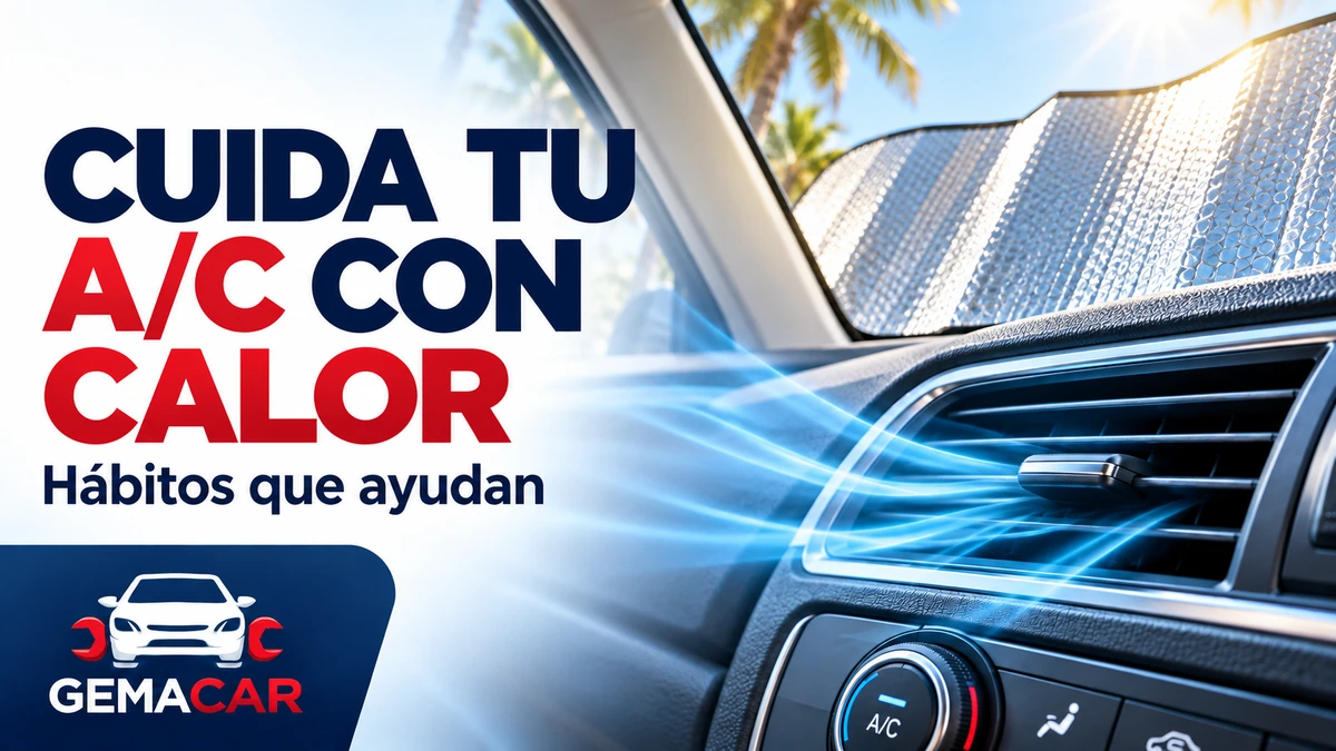 Cómo cuidar el aire acondicionado del auto en clima caliente