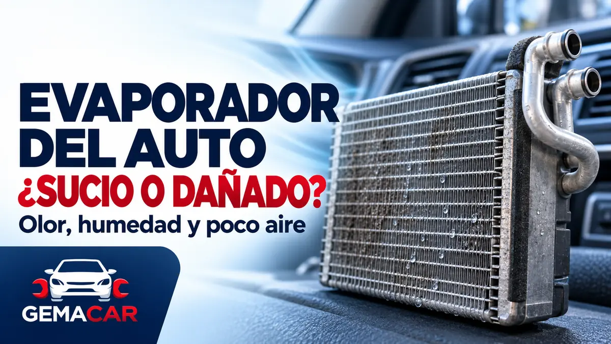 Evaporador del auto: síntomas de falla o suciedad