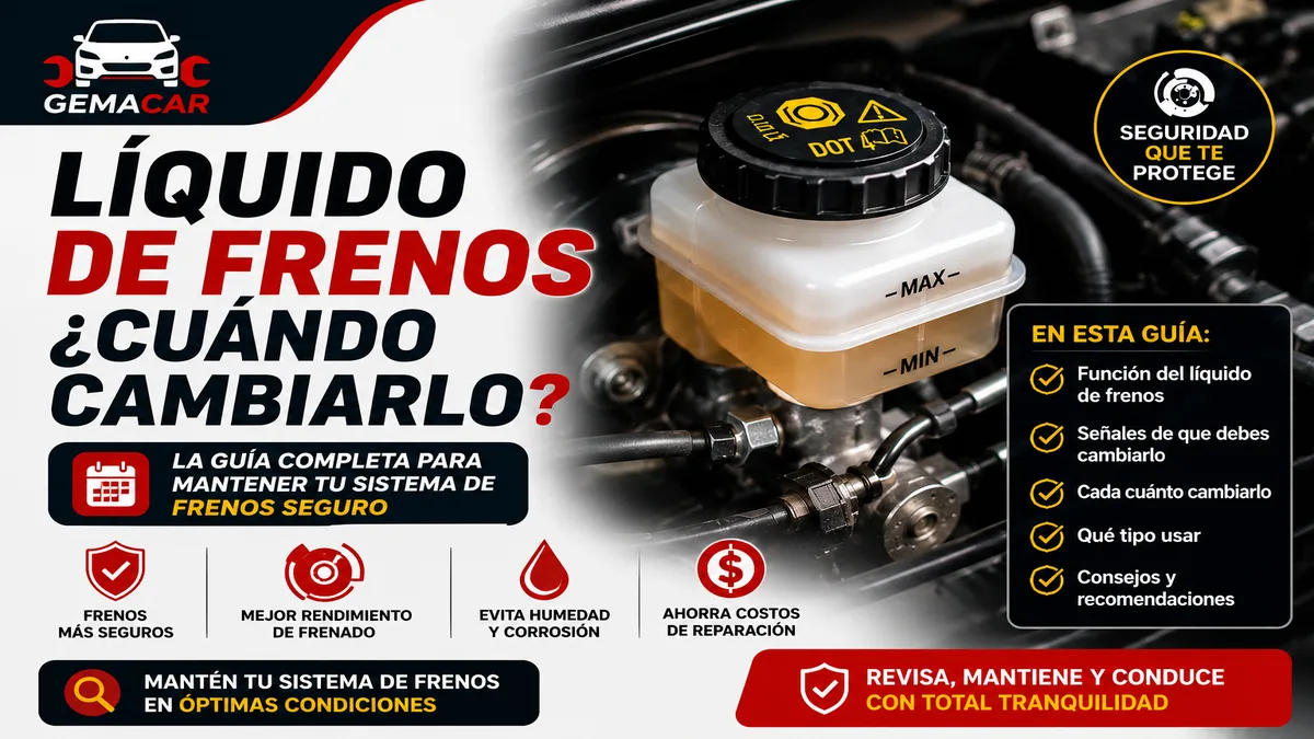 Líquido de frenos: cada cuánto se cambia y qué pasa si está viejo