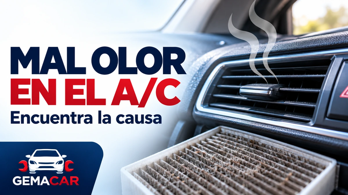Mal olor en el aire acondicionado del auto: causas y solución