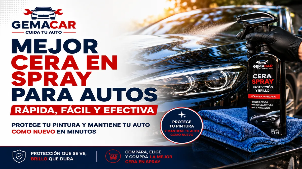 Mejor cera en spray para autos: rápida, fácil y efectiva