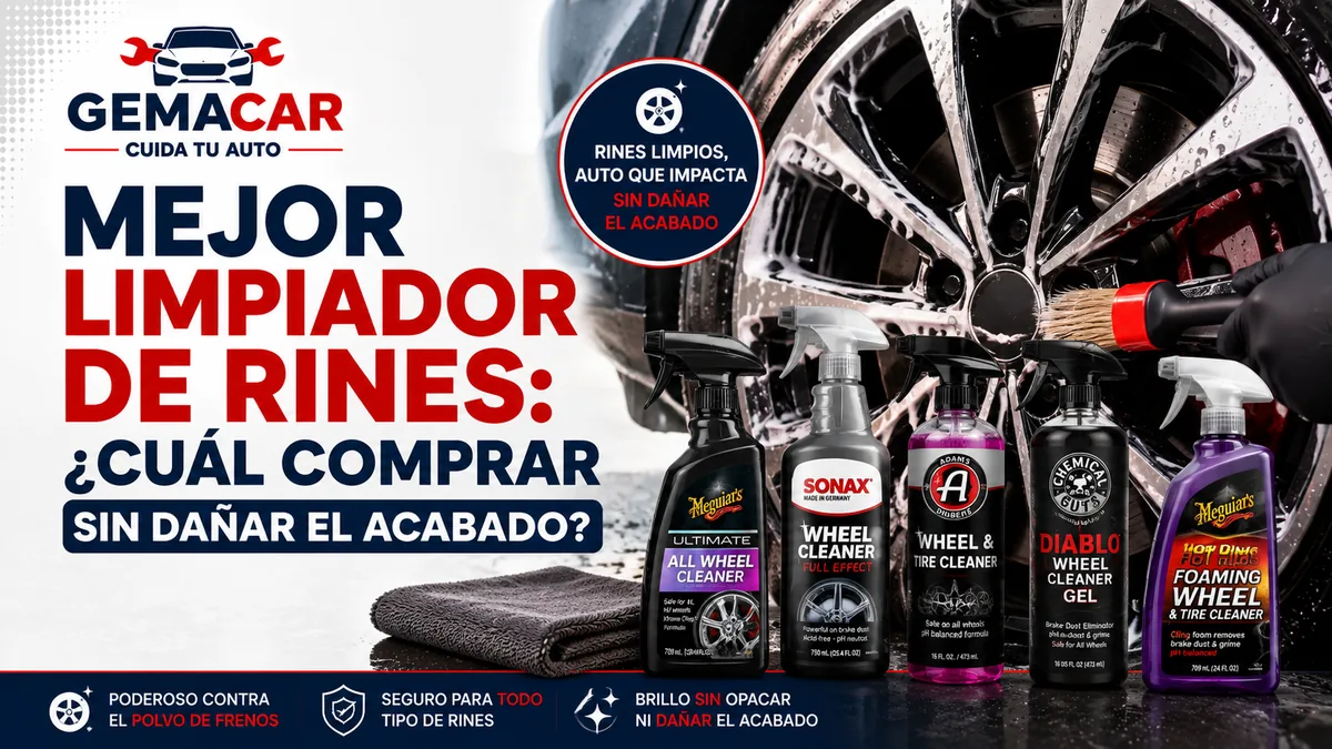 Mejor limpiador de rines: cuál comprar sin dañar el acabado