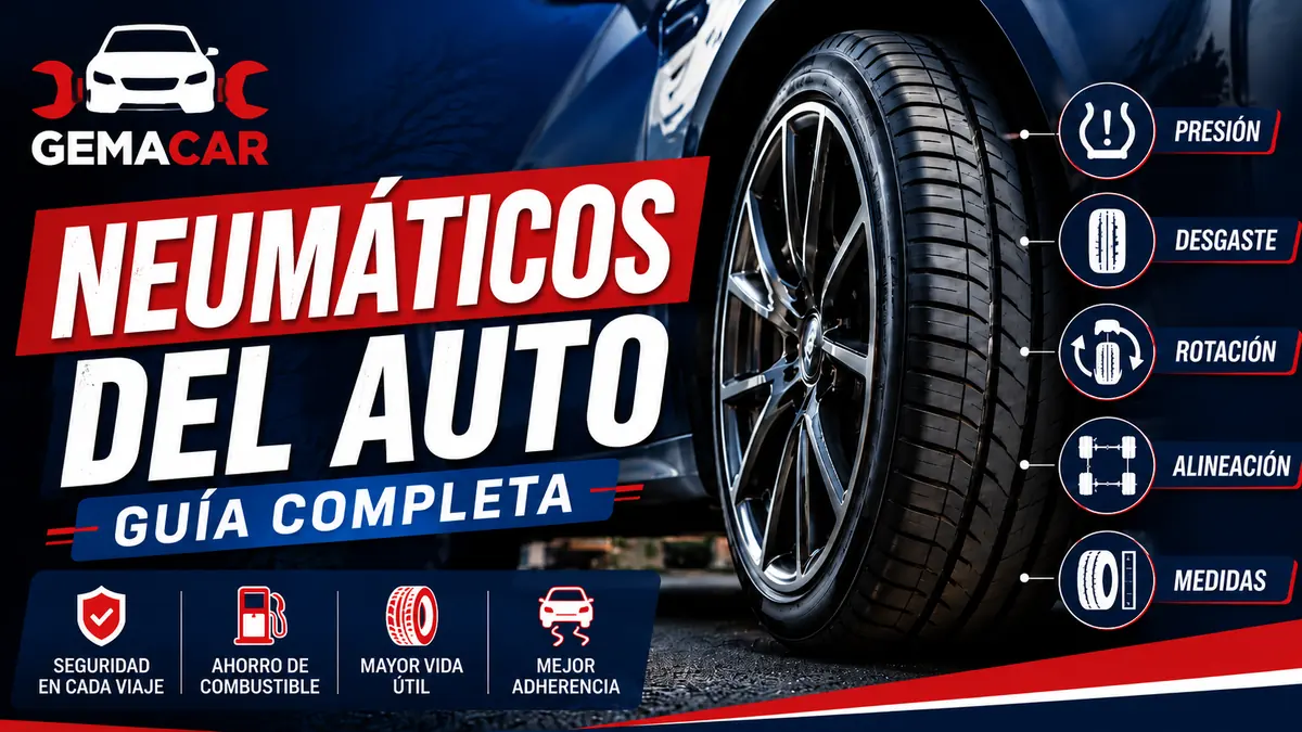 Neumáticos del auto: guía completa para revisar presión, desgaste, alineación y seguridad