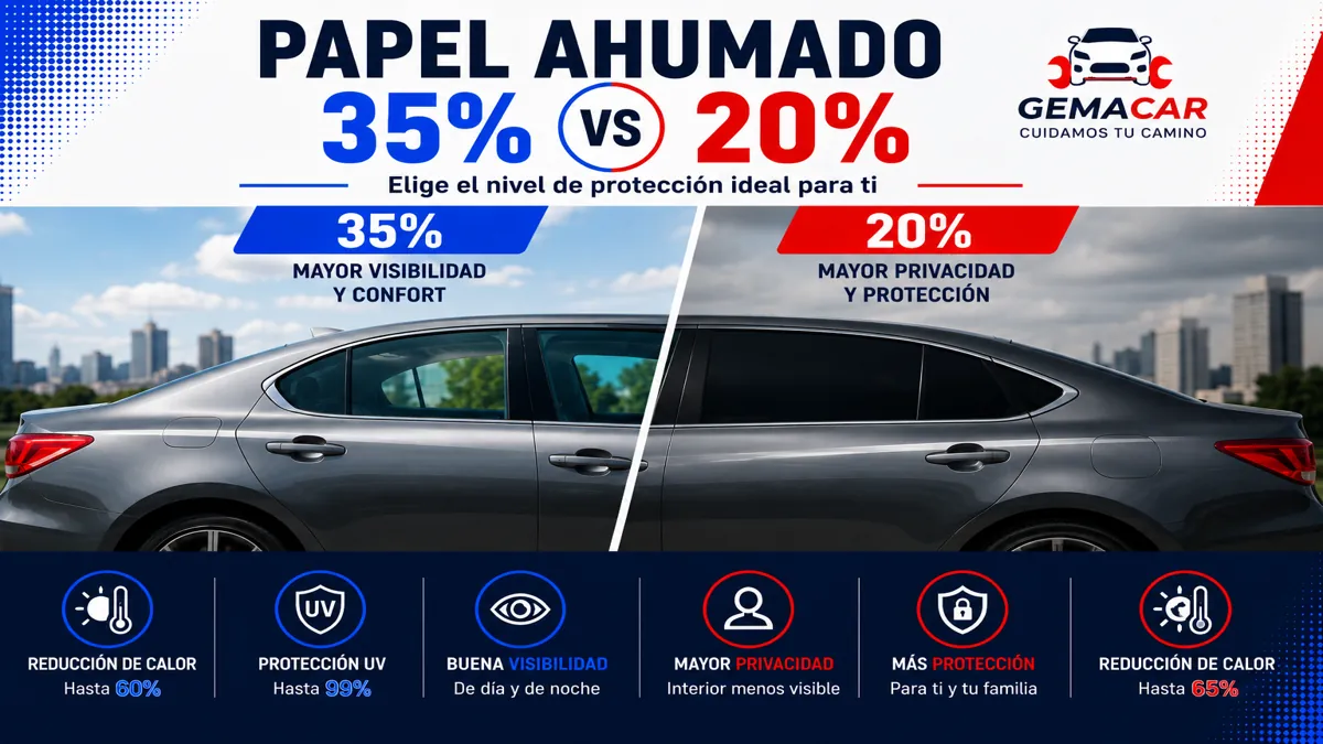 Papel ahumado 35 vs 20: cuál se ve mejor, cuál conviene y cuál usar
