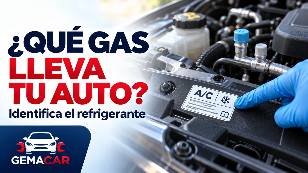 Qué gas refrigerante lleva mi auto